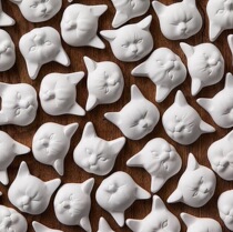 BALLON Japan imported gypsum solid diffuser Cat shape diffuser ornament Essential oil set without fire incense