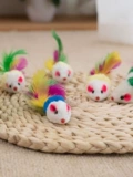 Мао мыши и игрушки для моделирования плюшевые цветовые жирные кошачьи мыши и мыши захватывают кошачьи игрушки