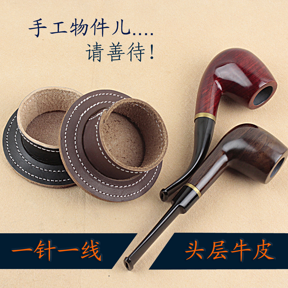Firedog original dermis tobacco bucket shelf Soft leather headstock Bull Leather Bucket to be exported Japan 