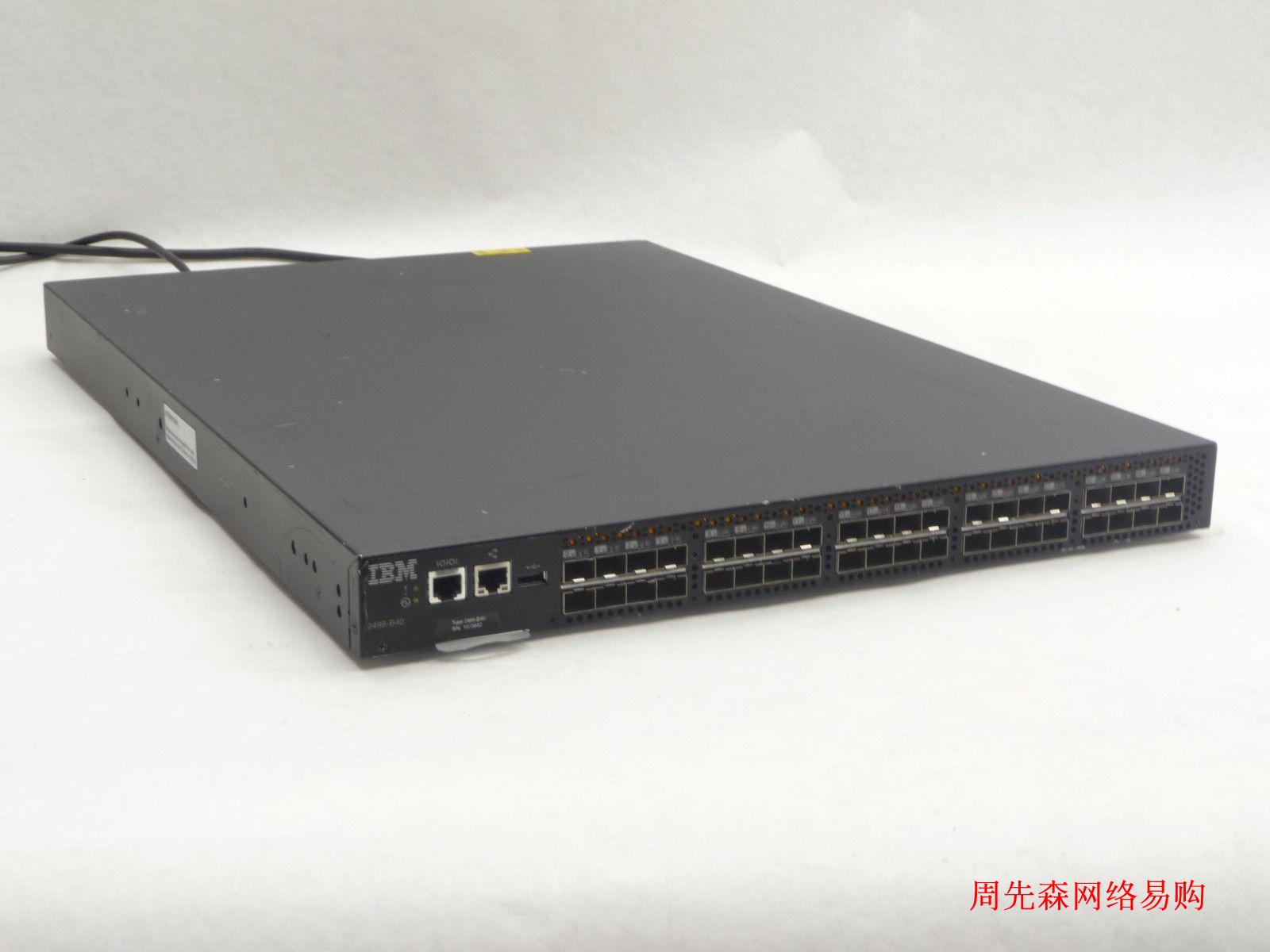 IBM 2498-B40 8Gb HP 8 40 light storage switch flush configuration shipped to color new