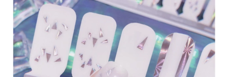 Ice lắc vodka CHEESE PIE nail sticker laser gradient in không thấm nước phụ nữ mang thai có thể xé sơn móng tay - Sơn móng tay / Móng tay và móng chân