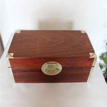 Myanmar pear book box small box big fruit red sandalwood small box treasure box King box