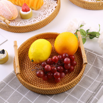 Vietnam Imported Fruit Basket Vines TEA TABLE DAY STYLE FRUIT PAN EU STYLE LIVING ROOM CREATIVE HOME BRIEF MODERN DAY