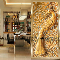 Art glass minimalist modern European style Screen partition Xuanguan Background wall frosted light transmission precious presents Xiangpeu