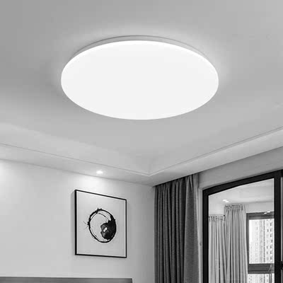 Ultra-thin ceiling lamp LED acrylic simple modern living room bedroom round study color temperature 4000K neutral light