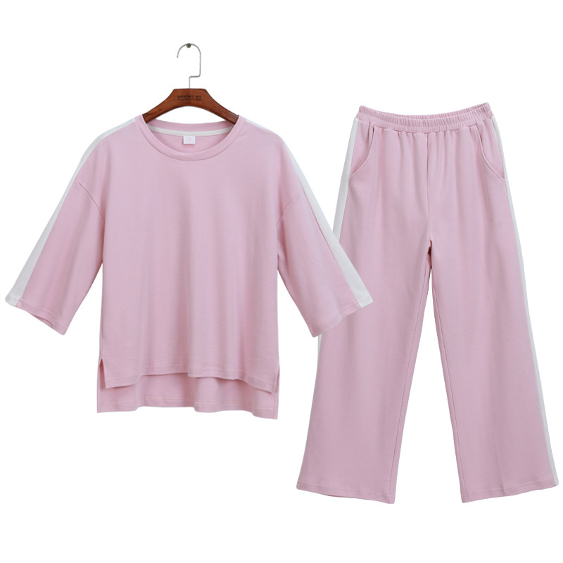 Pyjama pour femme en Coton à manches - Ref 2994594 Image 5