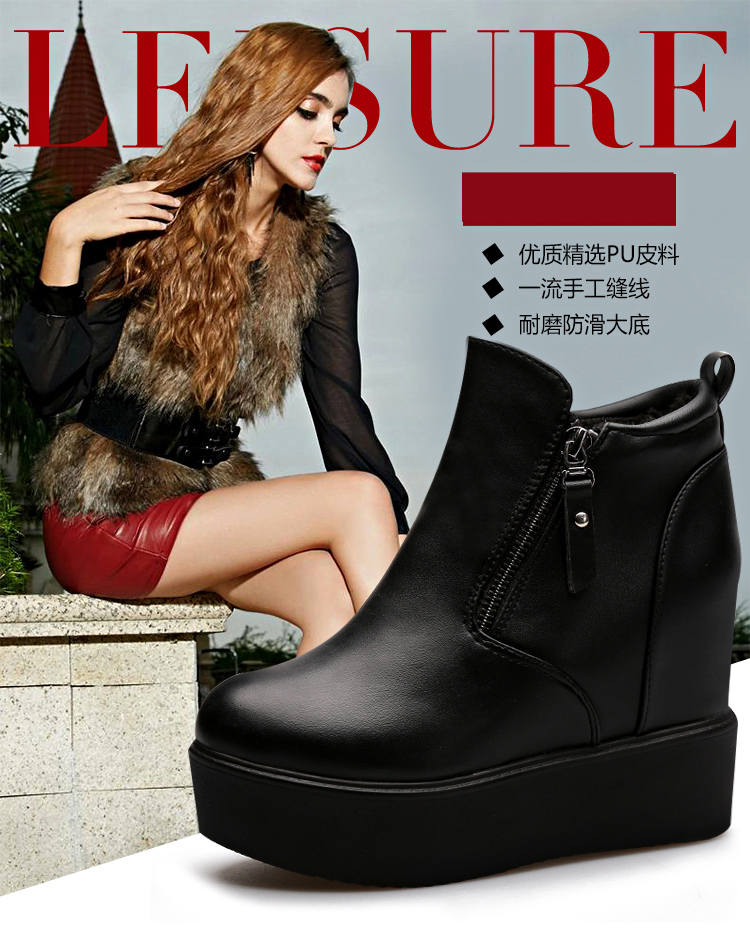 Bottes mi-saison femme en Polyurethane - Ref 3249589 Image 8