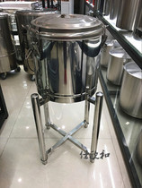 Thickened Stainless Steel Shelving Soup Barrel Base Chopping Frame Bucket Rack Basin Rack Stainless Steel Nursery Insulated Barrel Shelf