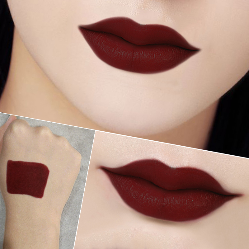 Matt Aunt Color Red schoolgirl Affordable Small Crowdsourced moisturizing moisturizing not to be covered with no drop of color waterproof and good color