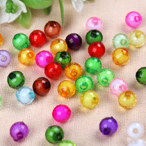 10MM beads in pearl earth beads 96 face acrylic beads DIY handmade string of beads rose apple prose bead material