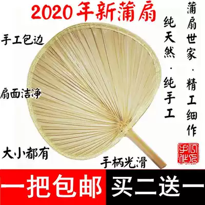 Fan big fan, banana fan, Jigong fan, sunflower fan, old-fashioned handmade grass fan painting fan, rice dumpling leaf barbecue fan
