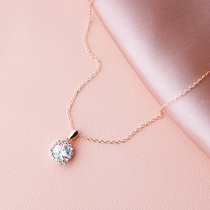 Simple style workplace commuting temperament light luxury full diamond choker Net Red fashion big diamond necklace female 2021 New