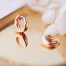 Simple style high metal sense water drop ear button minimalist style atmospheric light luxury commuter workplace earrings 2021