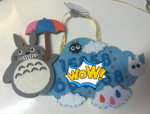 (Finished product) Non-woven Totoro temporary stop plate, license plate, personalized stop plate, car accessories