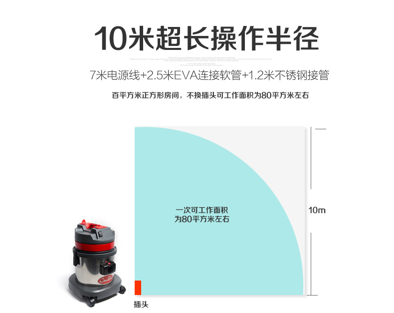 Máy hút bụi công nghiệp Chaobao CB15 máy hút nước gia đình thùng nhỏ công suất cao 15L - Máy hút bụi xiaomi máy hút bụi