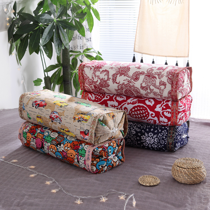 All buckwheat husk pillow cotton old coarse cloth pillowcase adult buckwheat skin hard pillow core height adjustable pillow cervical vertebra pillow
