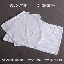 Pure cotton pillow core liner set adults with zip pillow pigon satin can fit buckwheat shell cloth bag pair pillowcase