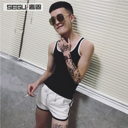 社会人套装精神小伙短袖两件套夏季套装男士2