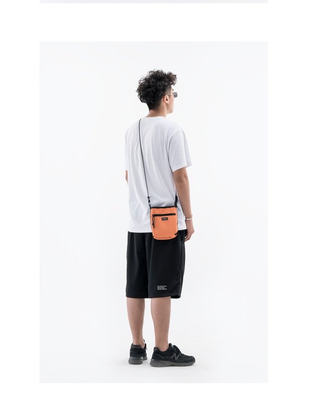 WASSUP18SS ba nhánh lá màu ngụy trang hơi thở lưới quần thể thao quần short giản dị nam và nữ thời trang đường phố quần jean nam ống rộng