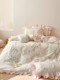 可爱猫咪︱春夏款韩式少女心刺绣全棉纯棉公主风四件套水洗棉被套