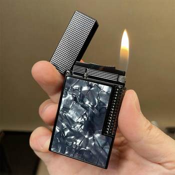 Authentic Calu Steel Sound Lighter with Open Flame, Refillable Lighter, High-End Gift for Boyfriend