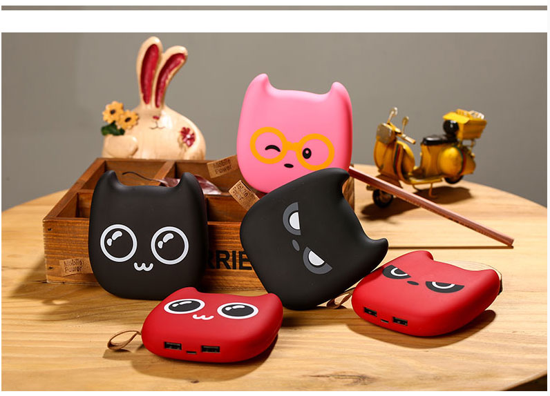 Mini di động sạc điện thoại di động chính hãng Po hàng loạt tùy chỉnh mA mỏng mô hình cartoon LOGO - Ngân hàng điện thoại di động sạc dự phòng không dây
