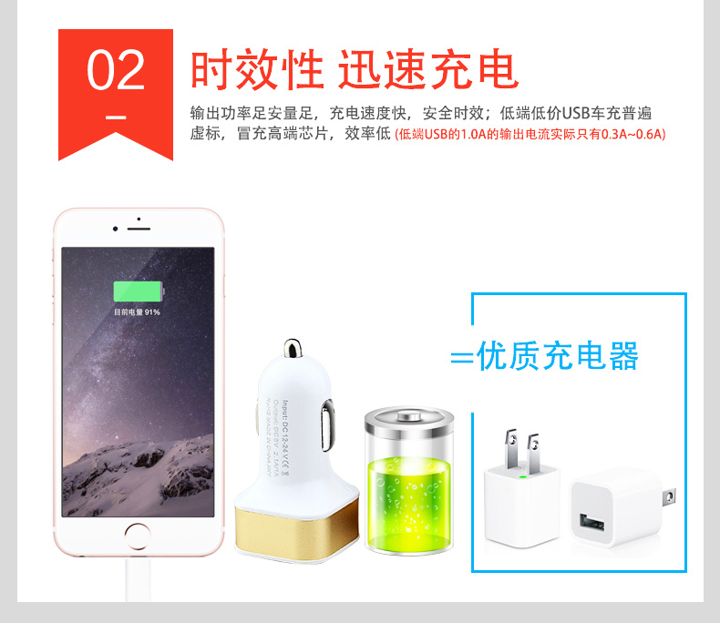 2.1 xe sạc sạc xe hơi xe bật lửa một cho hai với dual usb sạc điện thoại xe 3.1a nhanh phí - Phụ kiện điện thoại trong ô tô giá để điện thoại trên ô tô