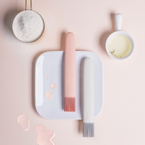 Long handle large silicone oil brush Kitchen pancake brush oil household high temperature baking tool small brush oil brush scraper