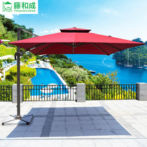 Outdoor parasol 3 m Roman Umbrella Outdoor Umbrella Large parasol Courtyard Umbrella Garden Terrace Umbrella