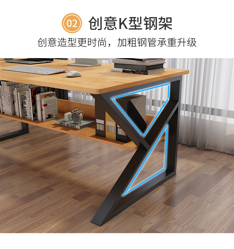 Bàn làm việc gia cố siêu mạnh 1,4 / 1,2 mét gỗ bàn máy tính đa năng đơn giản kinh tế - Bàn bàn máy tính