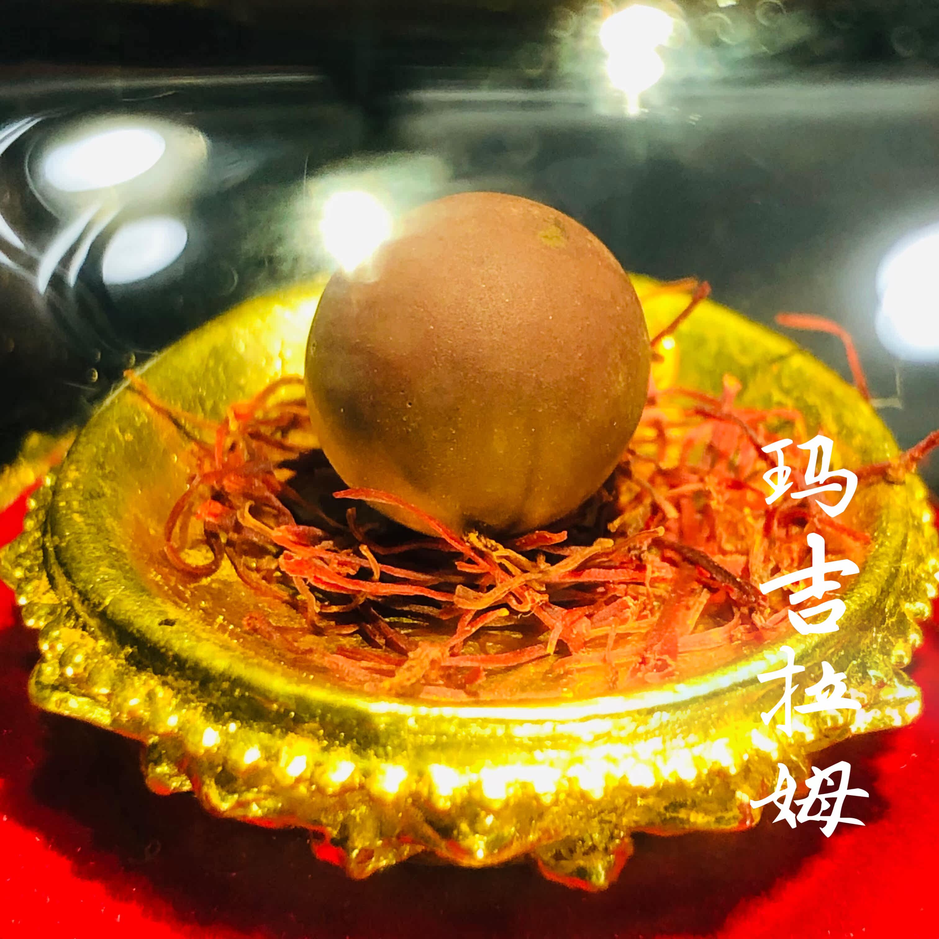 Take out the solid son of the Red God of Wealth for the stupa to tie the Gawu boxed collection (size 13-16mm)