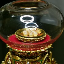 Bhutan Rock Tibetan Vajrayana Bodhisattva strong son open tower Knot relic collection 5mm a piece