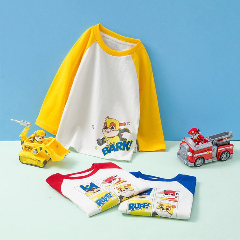 Bala young children's clothing boys cotton long-sleeved T-shirt autumn new children's baby children's tops bottoming shirt