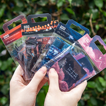 Romantic Sky Song old words gentle month series PET sticker bag 30 ISS landscape account decoration material stickers