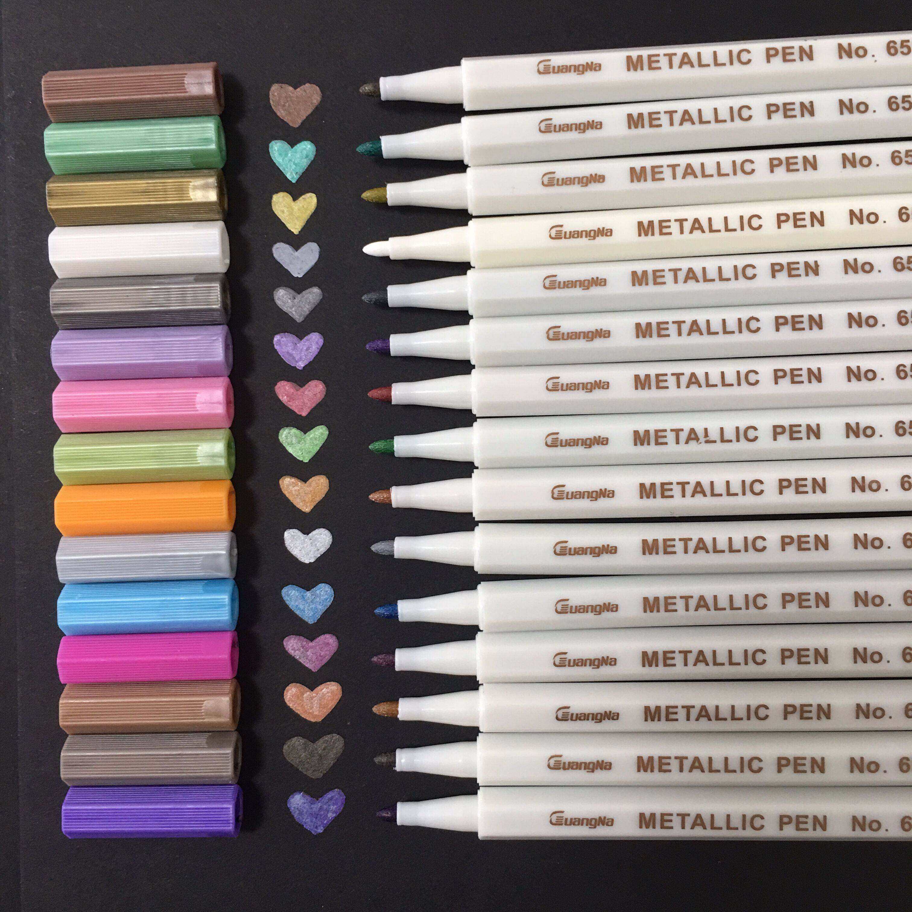 Phase Book DIY Cow Leather Black Cardboard Special Photo Photographic Paper Glass Graffiti Mark Metal Pearlescent Water-based Paint Pen