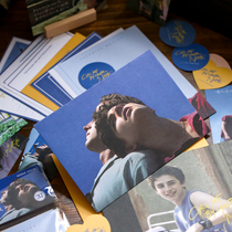 Retro oil painting envelope letter paper letterhead set Net red ins creative movie love letter confession hand account diy material paper