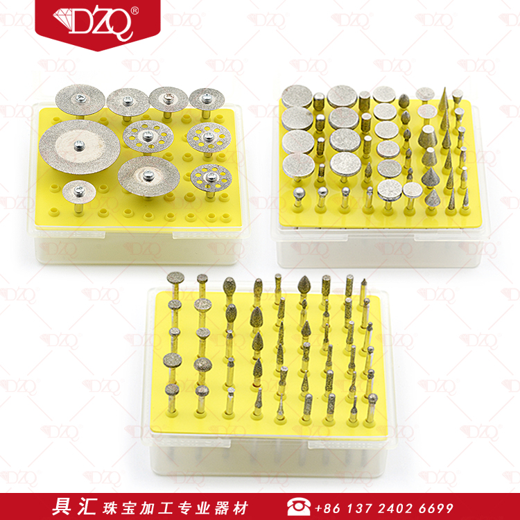 Diamond sand cutting sheet grinding head sand needle jade amber honey wax engraving needle grinding needle diamond retire jade sculpture polished