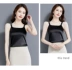 Sling mùa hè phong cách mới lụa satin vẻ đẹp áo vest của phụ nữ mặc bên ngoài cơ sở gợi cảm tự trồng trọt thêu tất cả các phù hợp với phụ nữ - Áo ba lỗ Áo ba lỗ