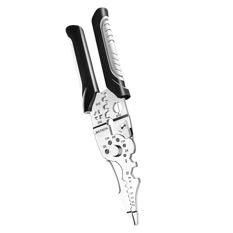 Wire Stripping Pliers, Electrician's Special Tools, Multi-Functional Pliers, Wiring Pliers, Universal Wire and Cable Scissors, Crimping Pliers