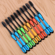 Toothbrush soft hair adult household bamboo charcoal Nano ultra-fine soft womens special 10 portable home clothing for men