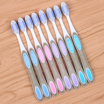 Spiral silk toothbrush soft hair adult household big head with tongue coating cleaning toothbrush 8 family clothes for women and men