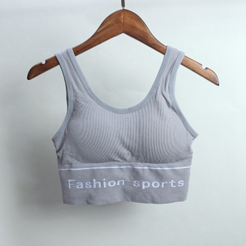 Nhựa áo ngực thể thao ngực áo ngực womens chống sốc chạy vest mà không vòng thép lớn ngực chương chặt áo ngực nhỏ co ngực mỏng.