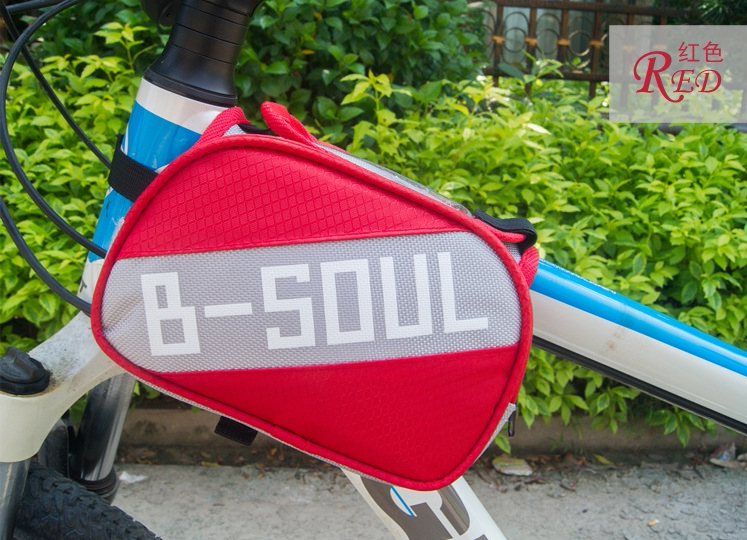 Bicycle charter front bag riding mountain bike bag bicycle accessories saddle bag beam bag upper tube bag tool kit equipment