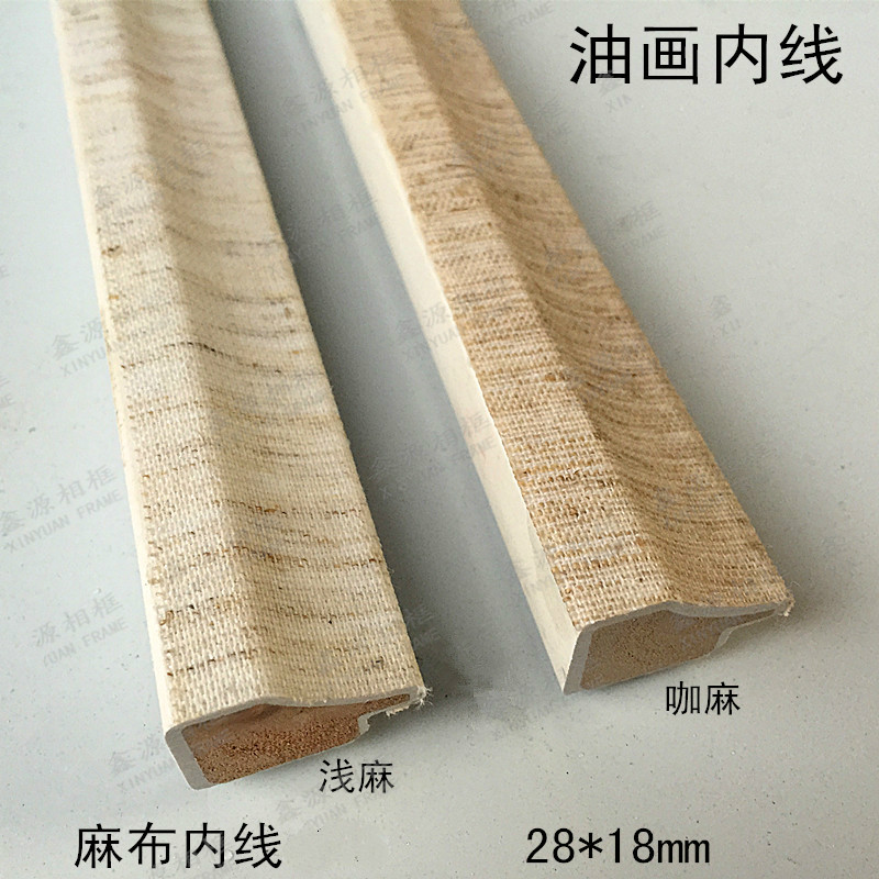 a27 Line Phase oil painting Hemp Cloth Insider Frame Wood Line Photo Gallery Wood Line Solid Wood Line
