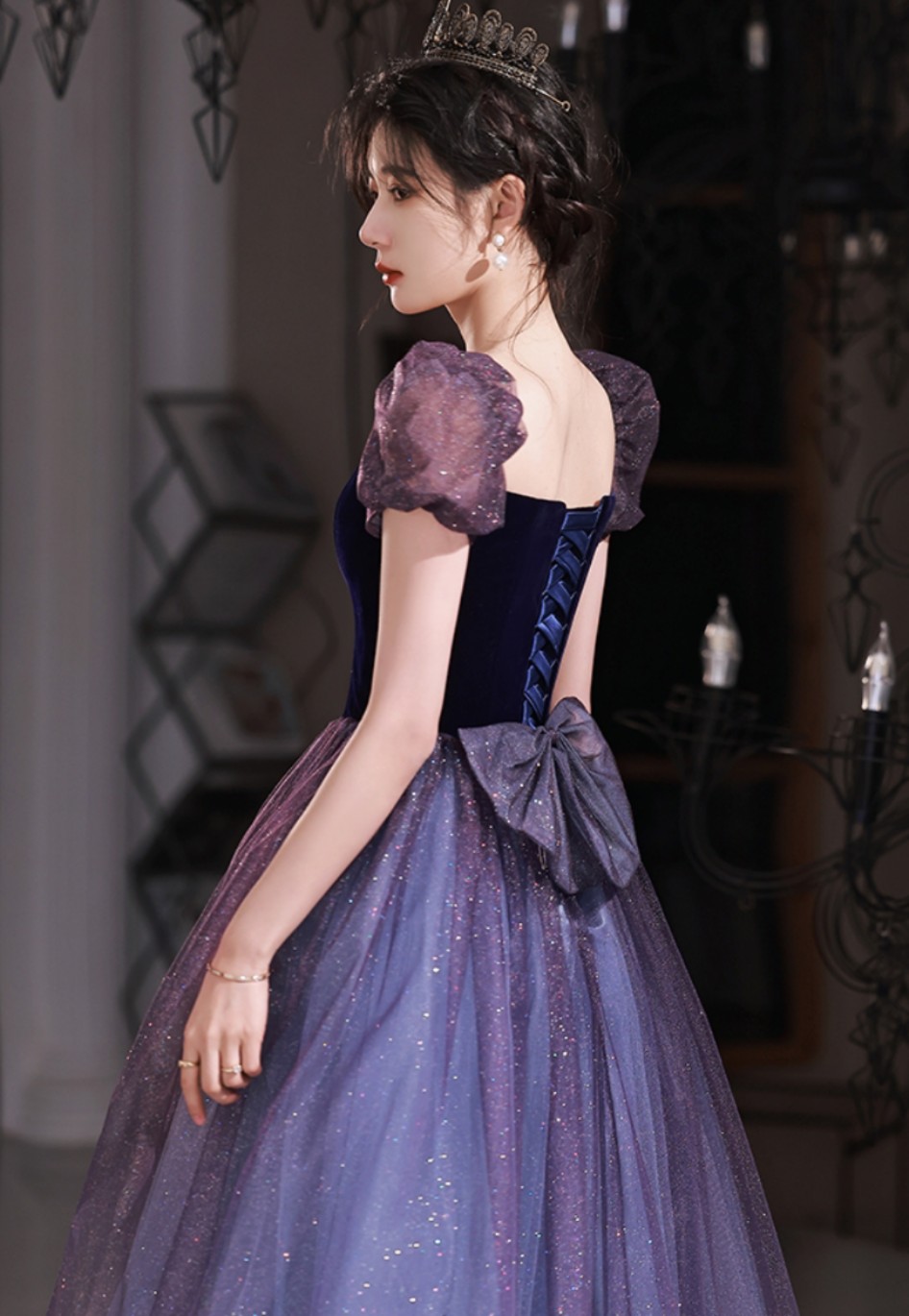 Evening dress high -end light luxury niche host performed adult ritual birthday music art test in the princess skirt super immortal Evening dress high -end light luxury niche host performed adult ritual birthday music art test in the princess skirt super immortal