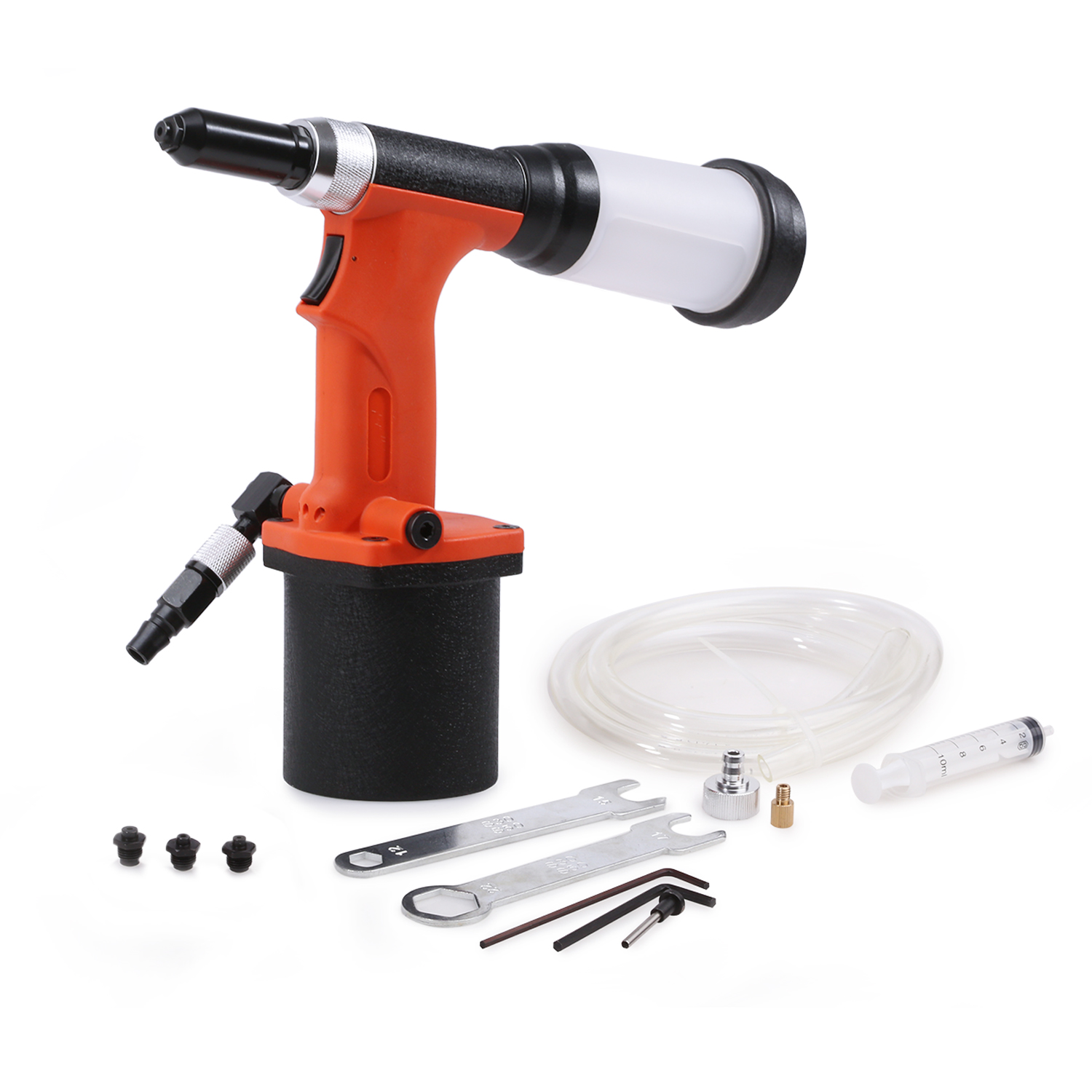 Industrial automatic pneumatic rivet gun Self-priming stainless steel core pulling rivet gun Riveter