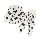 Детское термобелье, детские штаны, хлопковый бандаж пупочный, удерживающее тепло нижнее белье, детский комбинезон, демисезонная пижама, высокая талия