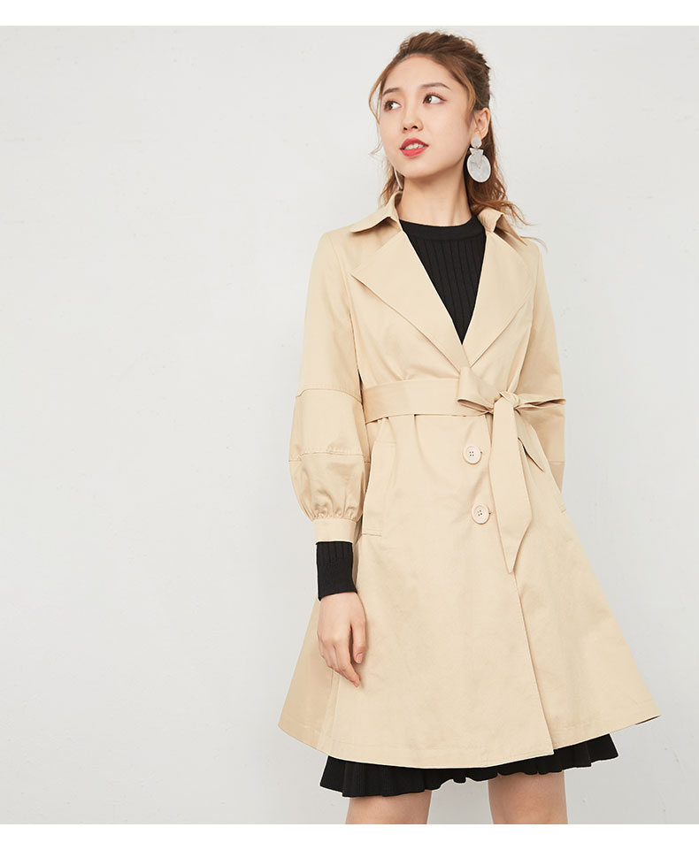 Trench pour femme IEF    en Coton - Ref 3227200 Image 18