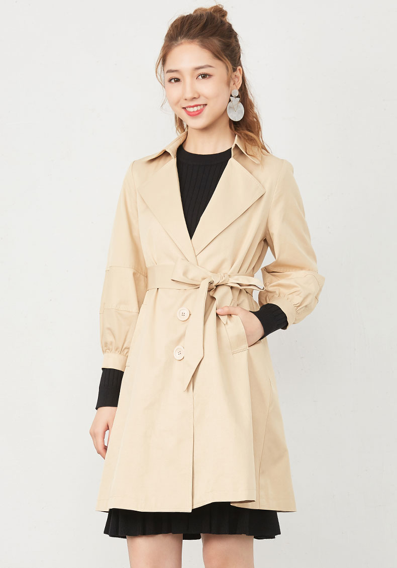 Trench pour femme IEF    en Coton - Ref 3227200 Image 17