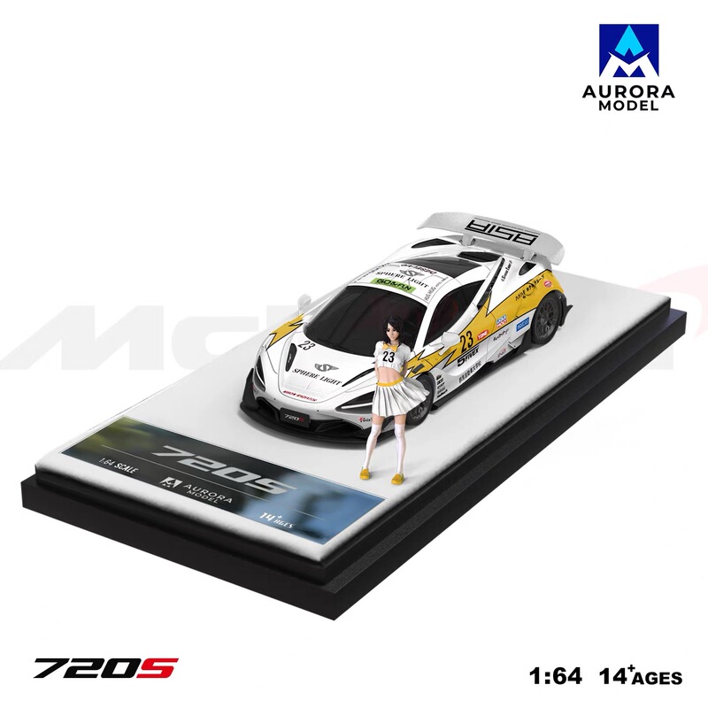 Mclaren 720S Lightning Am 1:64 Collectible Ornament Gift Small Scale Alloy Car Model Ornament Mclaren 720S Lightning Am 1:64 Collectible Ornament Gift Small Scale Alloy Car Model Ornament